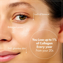 TOSOWOONG ingredient label closeup highlighting collagen and peptide concentrations