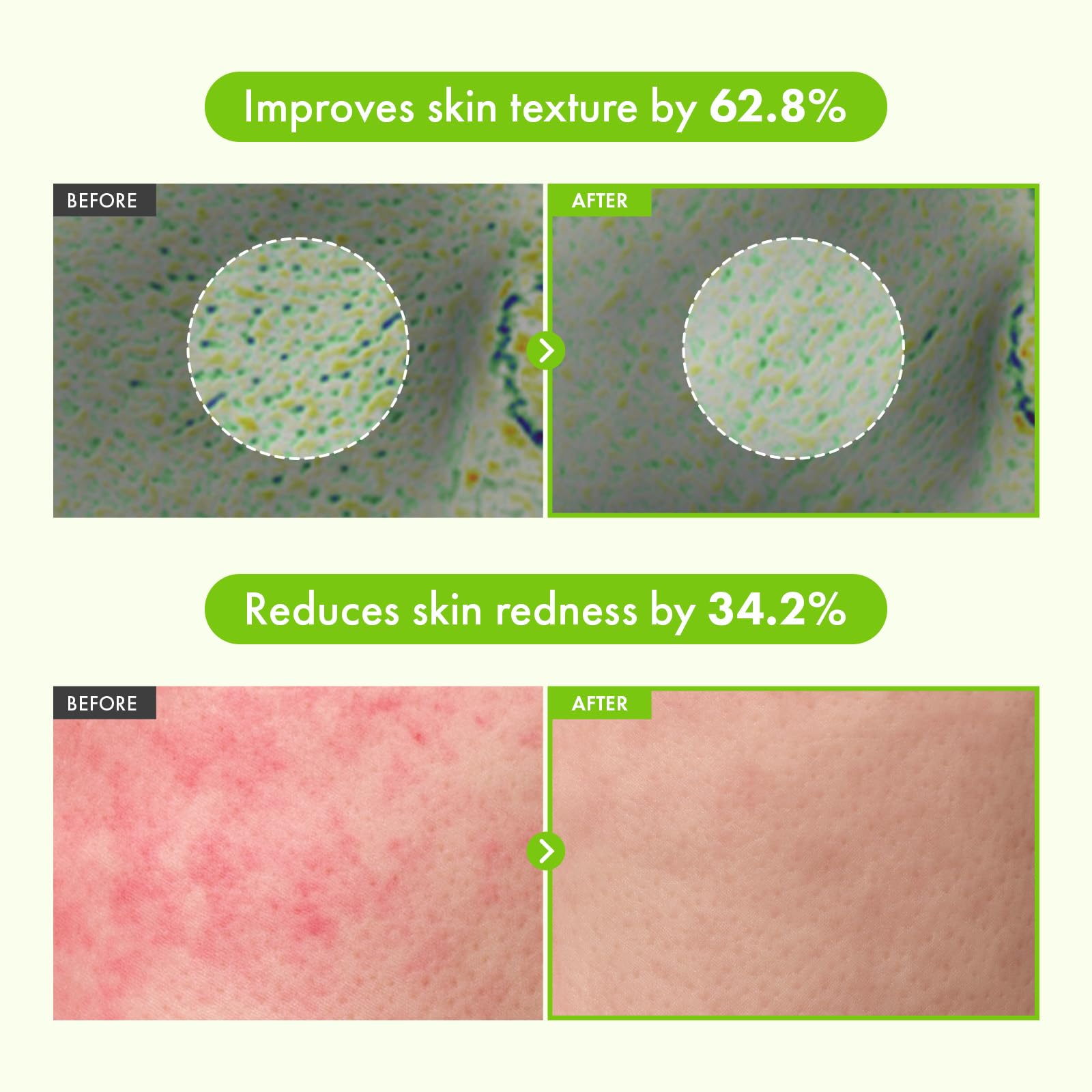 TOSOWOONG ingredients label with Boryeong green tea emphasizing antioxidant source