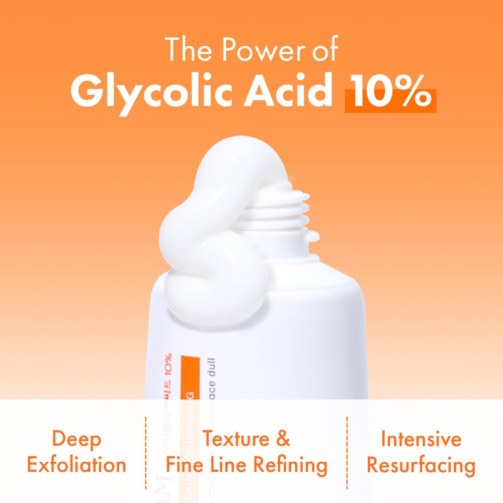 TOSOWOONG ingredients label highlighting glycolic acid and hydrating actives