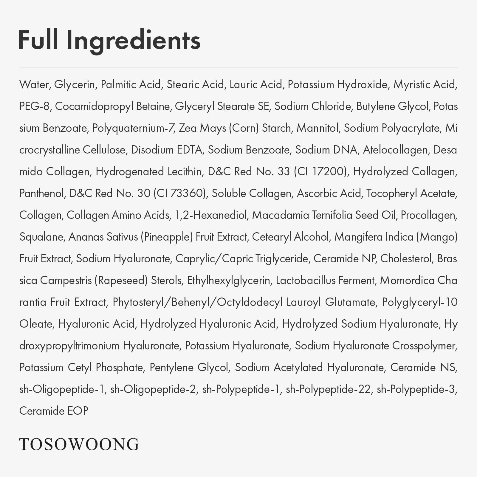 TOSOWOONG cleanser on bathroom sink staged in daily routine setting