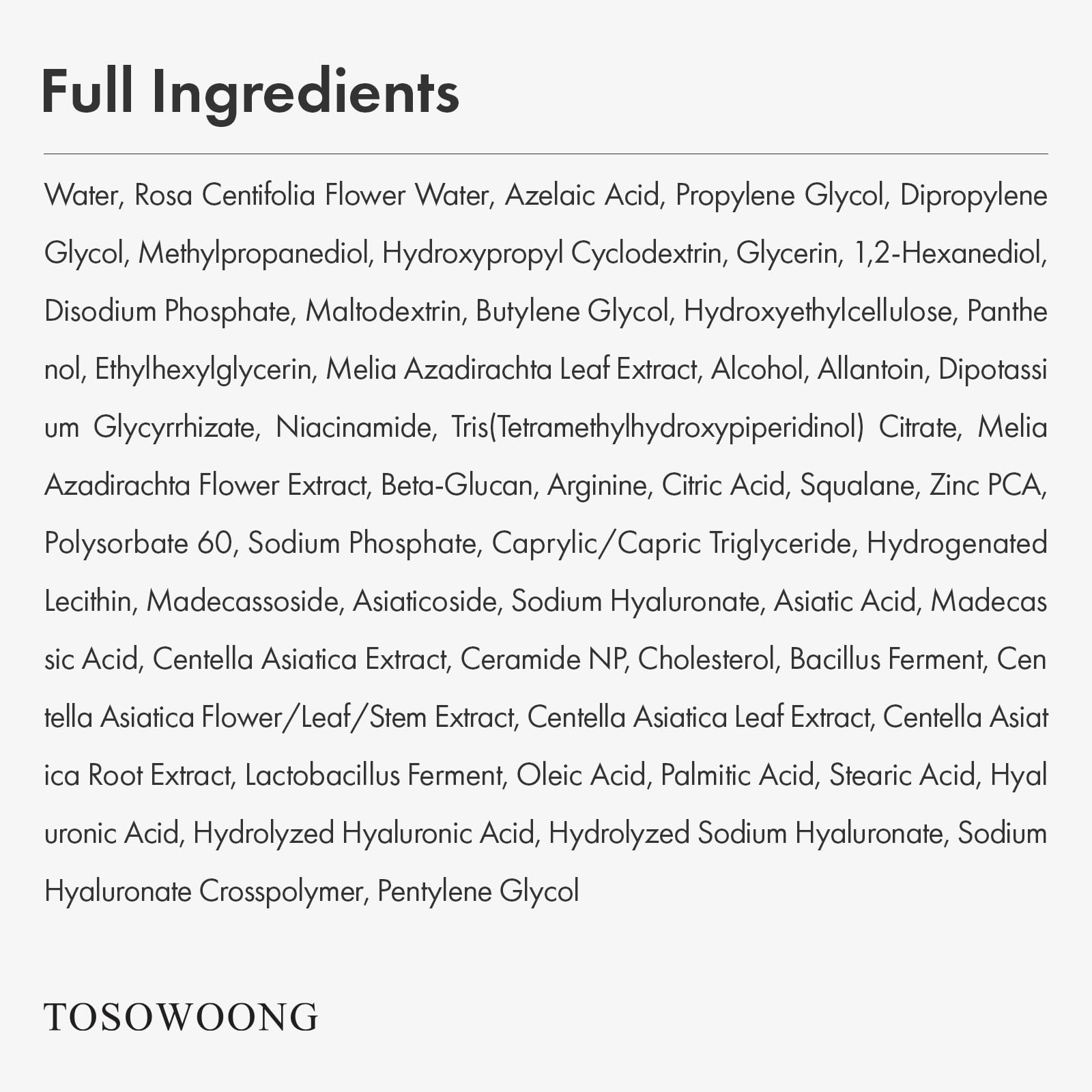 TOSOWOONG serum on bathroom vanity being applied for daily routine