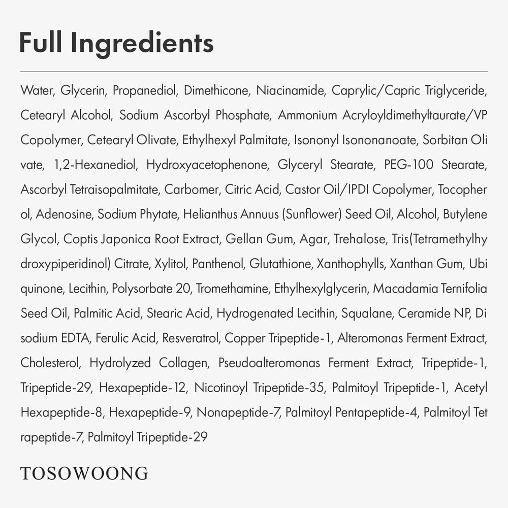 TOSOWOONG in bathroom setting conveying daily routine brightening benefit