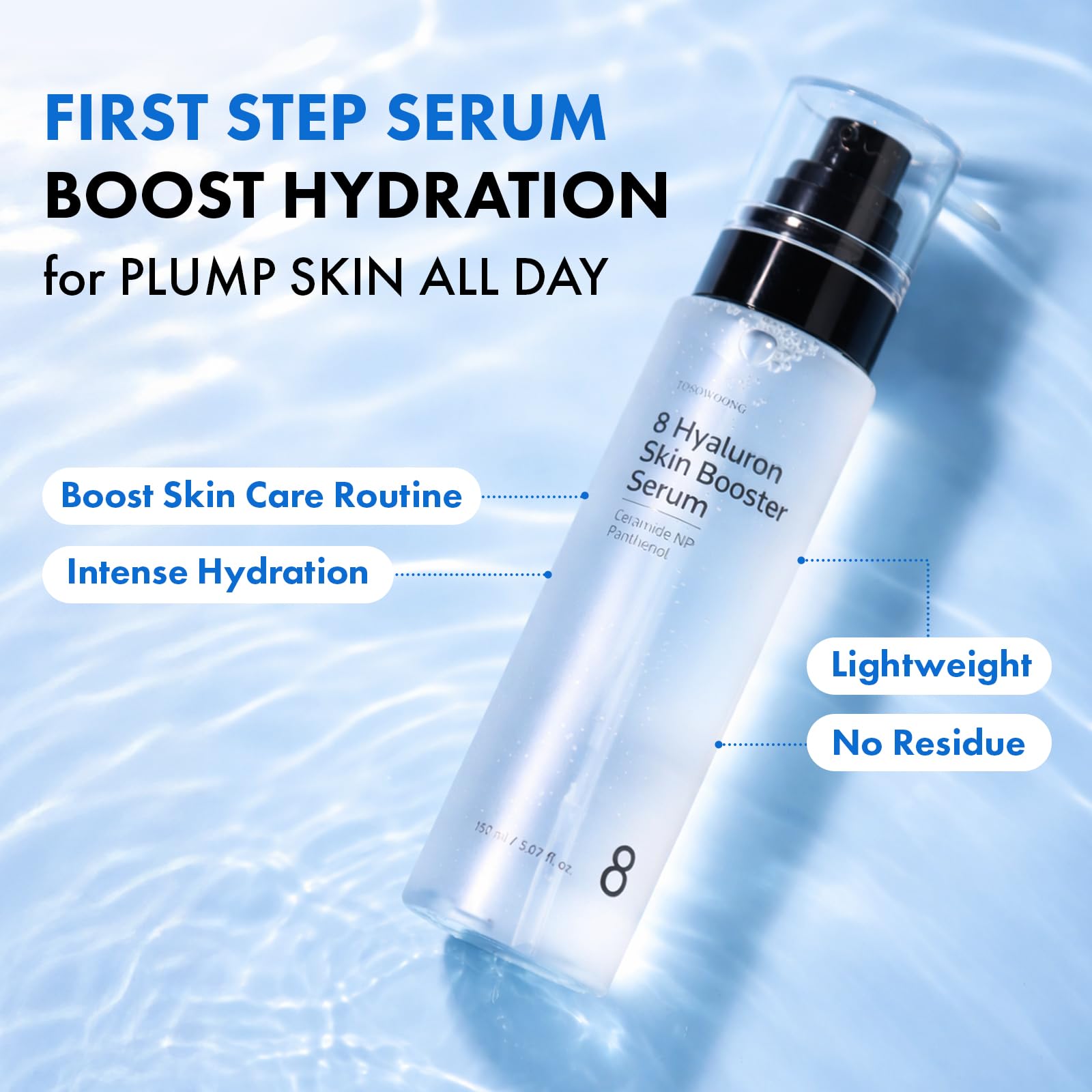 TOSOWOONG open cap with droplet demonstrating easy dispensing and precision