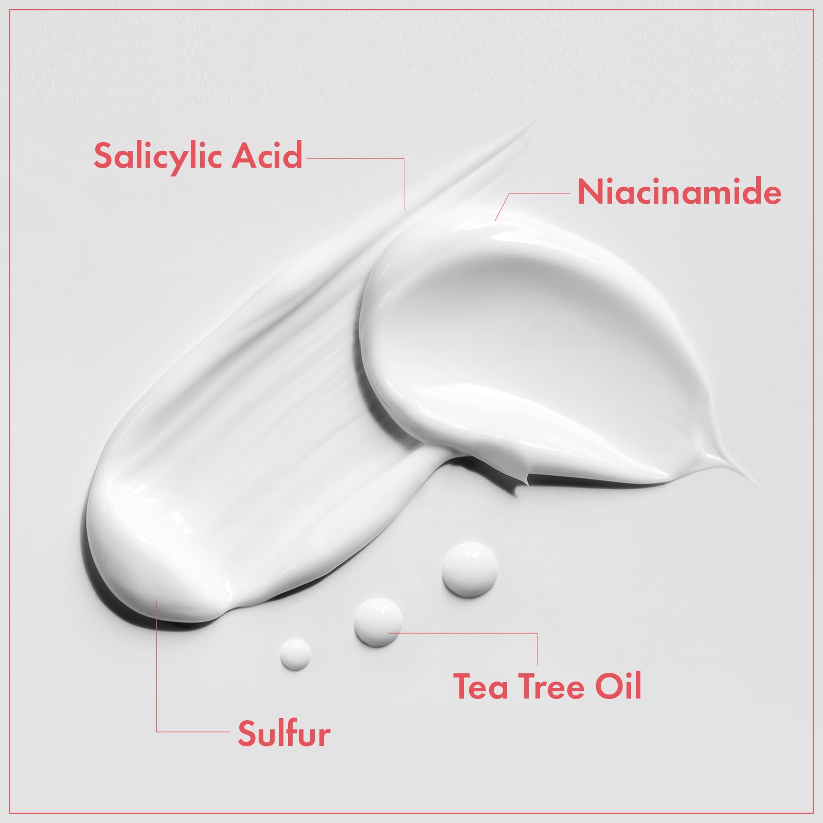 TOSOWOONG ingredient label highlighting salicylic acid and niacinamide benefits