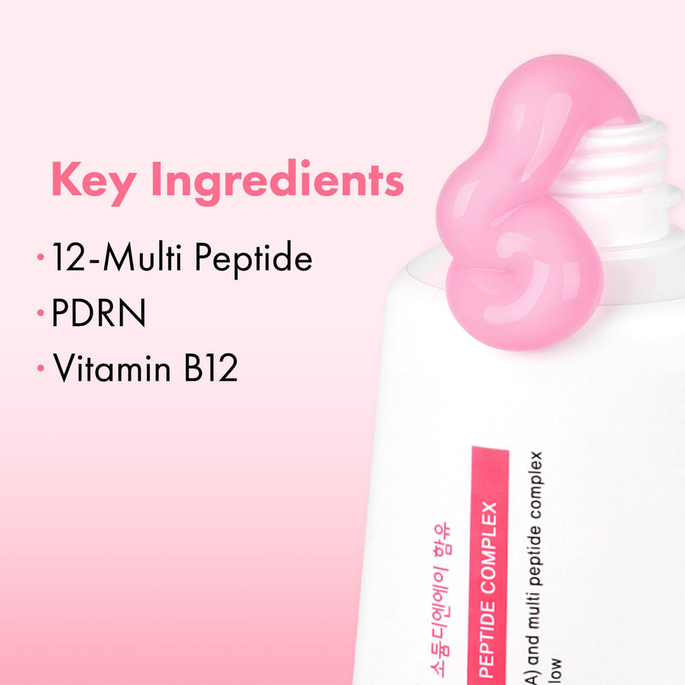 TOSOWOONG applying mask on hand to show easy spread and coverage benefit