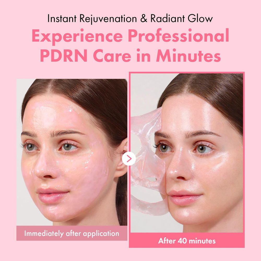 TOSOWOONG close-up of pink mask texture demonstrating smooth application