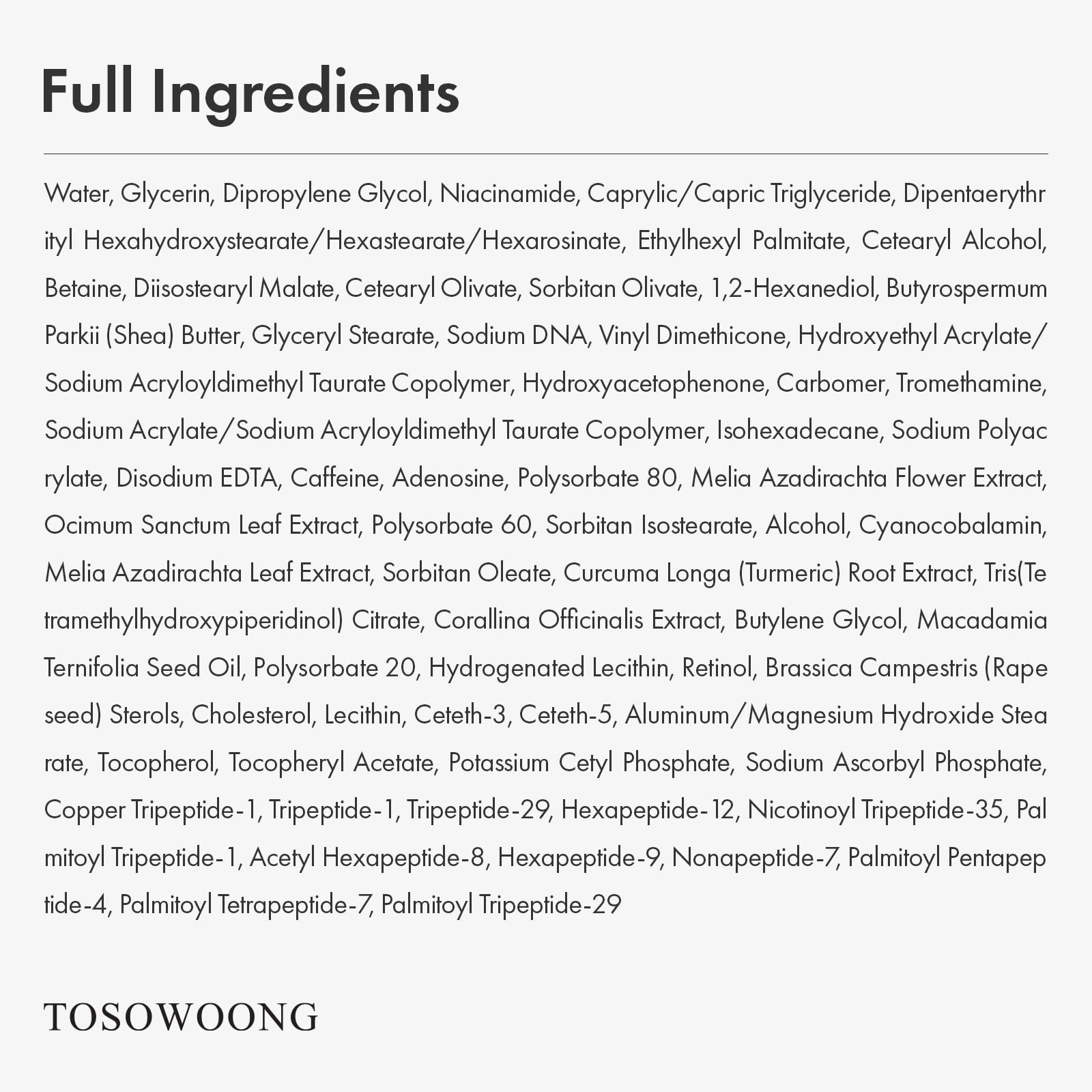 TOSOWOONG product on bathroom shelf signaling routine brightening benefit
