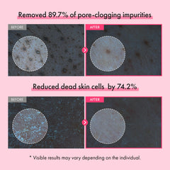 TOSOWOONG pink capsules dissolving in foam showing deep-clean action