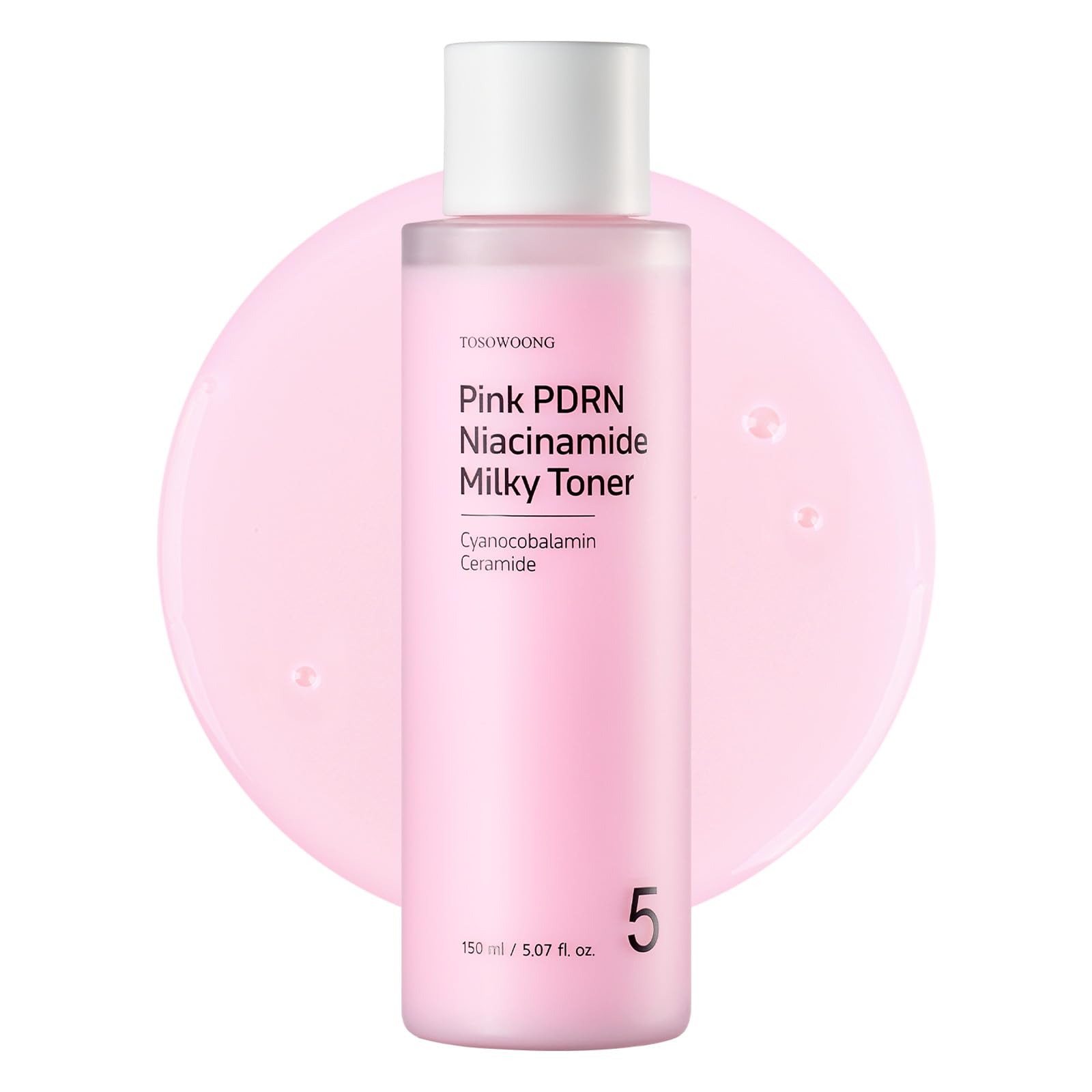 TOSOWOONG front bottle view showing product and brightening benefit