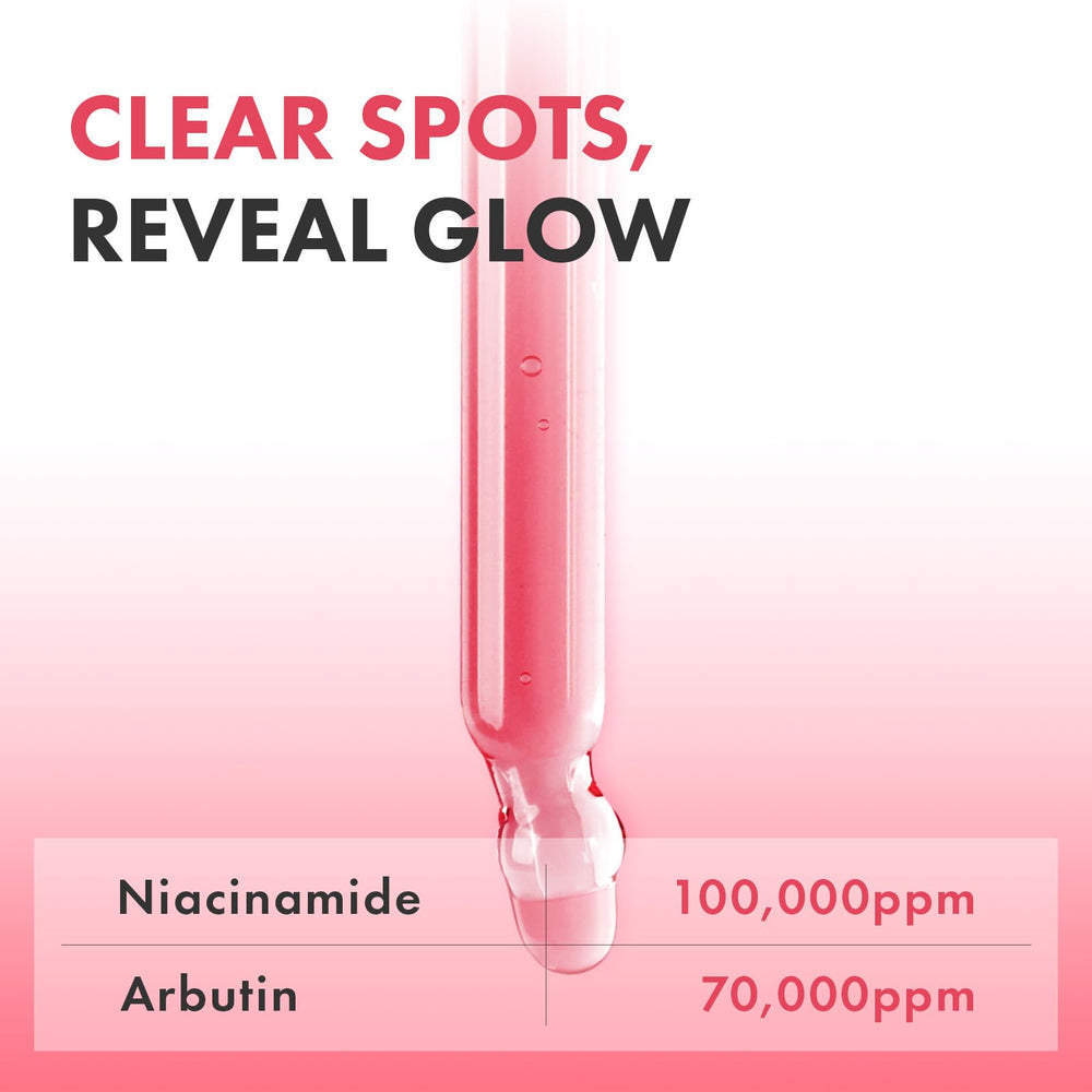 TOSOWOONG pink serum texture on dropper highlighting lightweight absorption