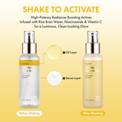 TOSOWOONG bottle held in hand for scale, conveys travel-ready portable glow