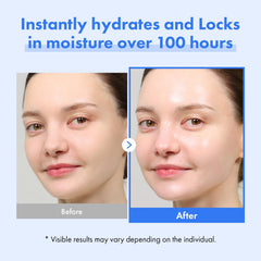 TOSOWOONG creamy blue mask texture close-up highlighting hydration-rich formula