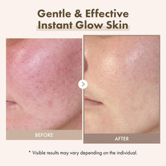 TOSOWOONG texture close-up showing creamy rice particles for gentle exfoliation benefit