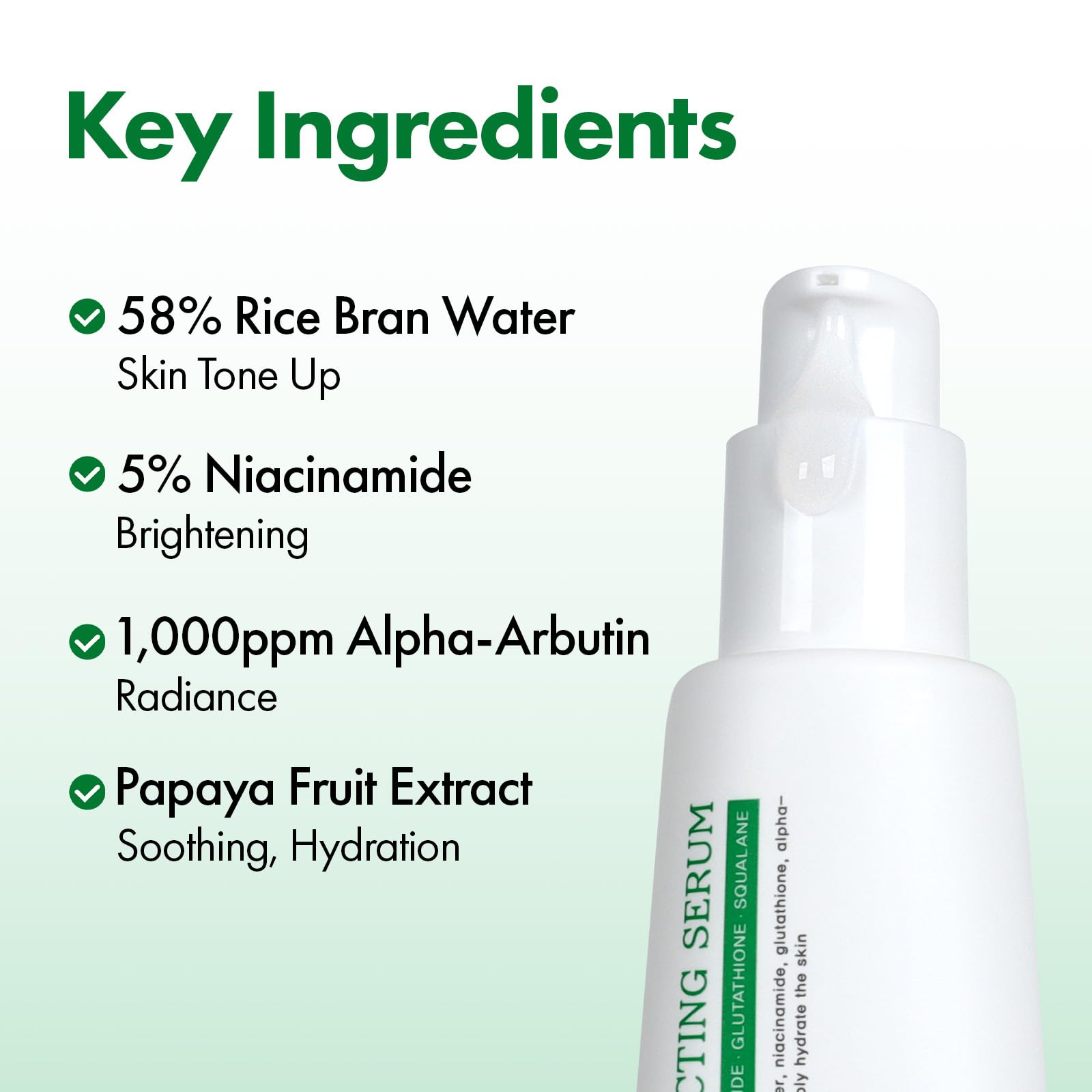 TOSOWOONG applying serum to hand demonstrating spreadability and non-greasy finish