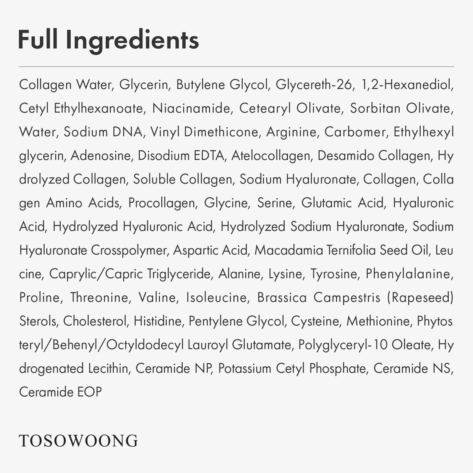 TOSOWOONG serum on bathroom shelf in routine setting suggesting daily hydration benefit