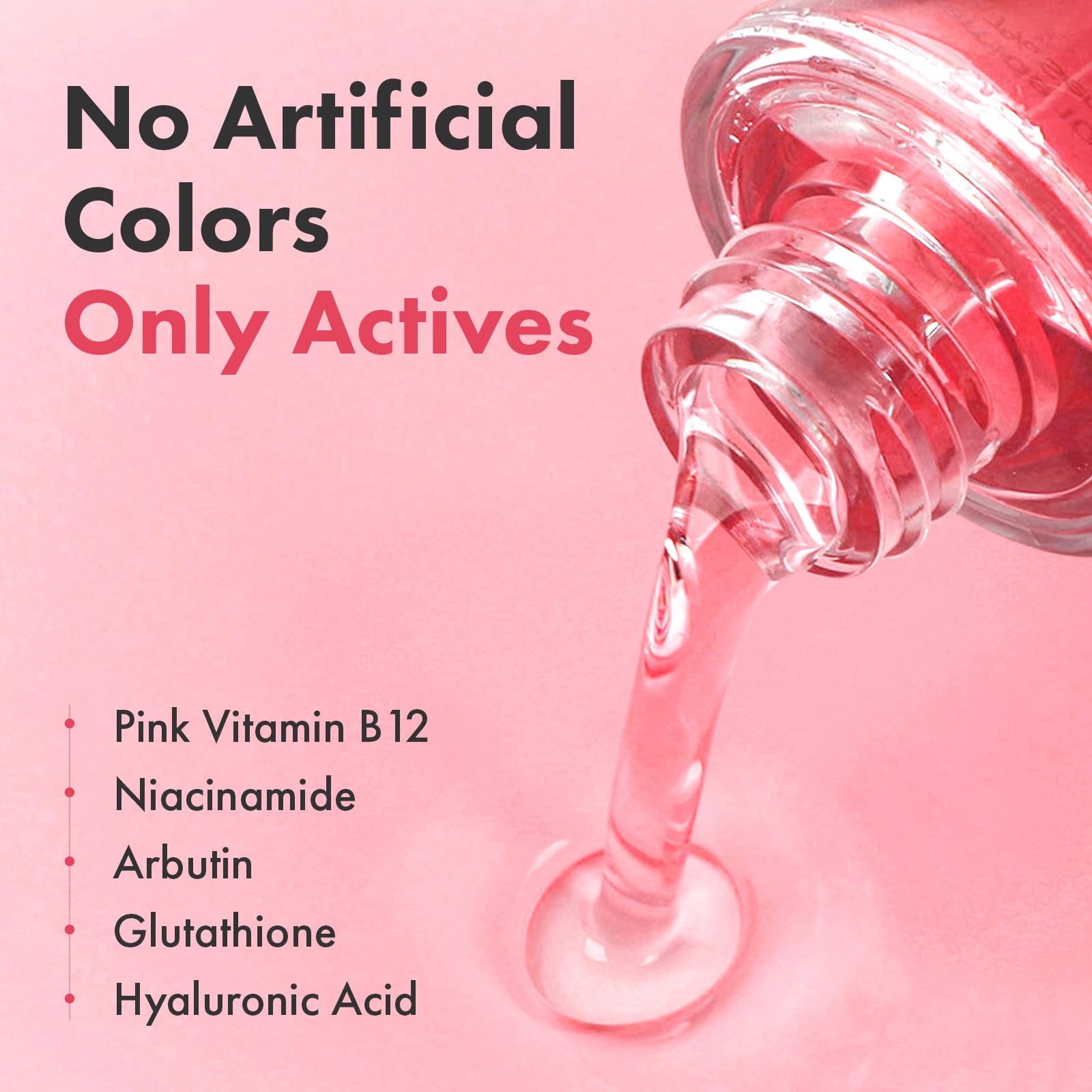 TOSOWOONG dispensing serum into hand for easy daily application