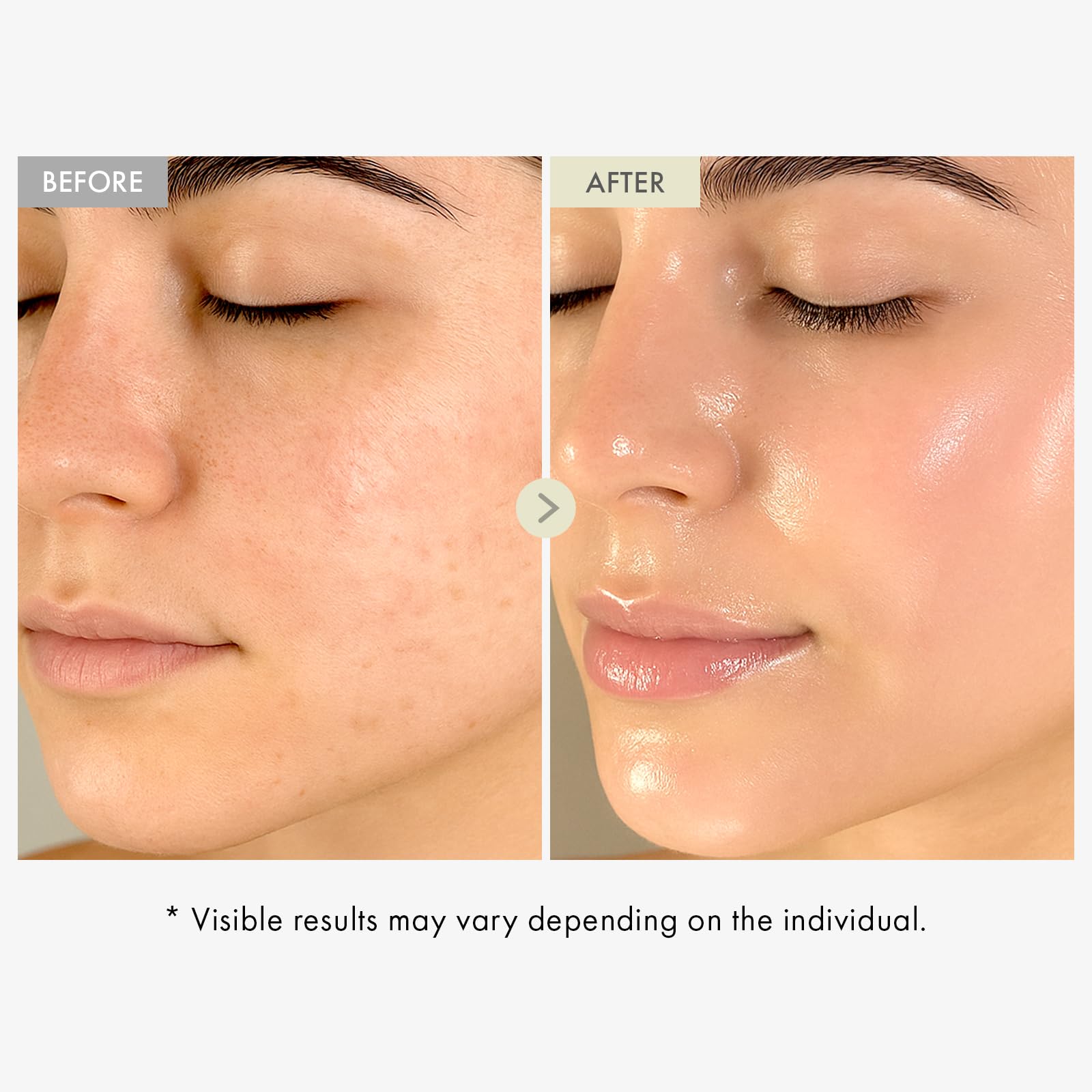 TOSOWOONG texture close-up of serum drop showing lightweight absorbent finish