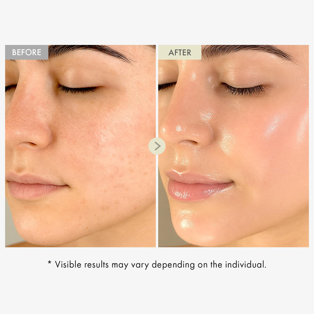 TOSOWOONG texture close-up of serum drop showing lightweight absorbent finish