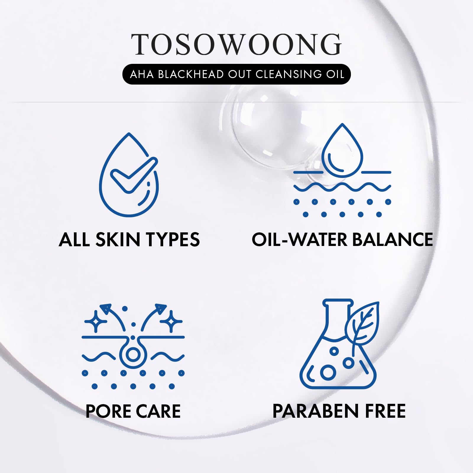TOSOWOONG bottle in hand for size comparison and travel-friendly feel