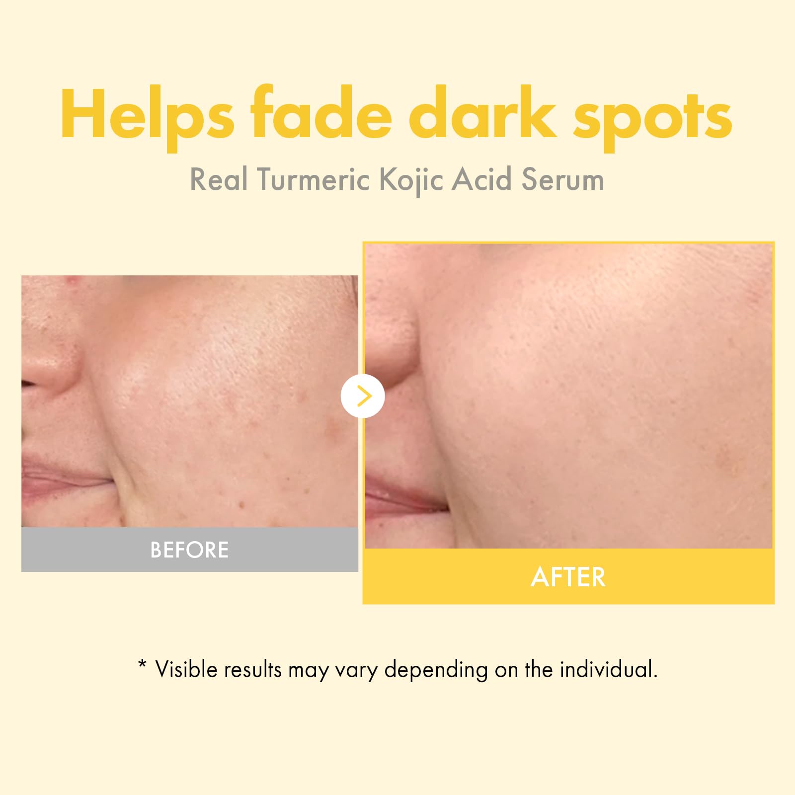 TOSOWOONG drop of blended serum on hand demonstrating lightweight texture