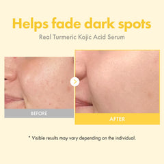 TOSOWOONG drop of blended serum on hand demonstrating lightweight texture
