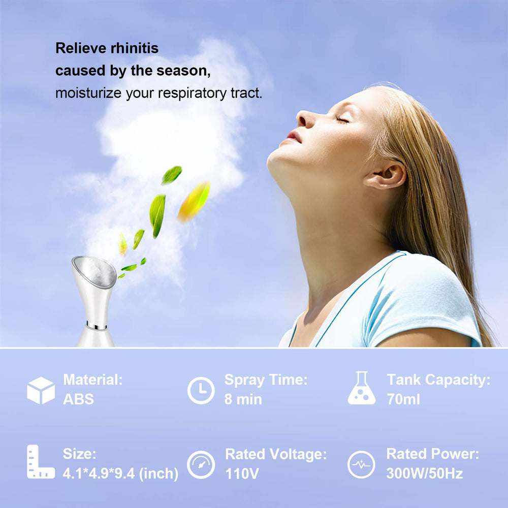 Totexil facial steamer quiet operation for relaxing routines