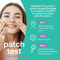 TOUCH benzoyl peroxide 2.5% gel spot treatment targets pimples with mild irritation.