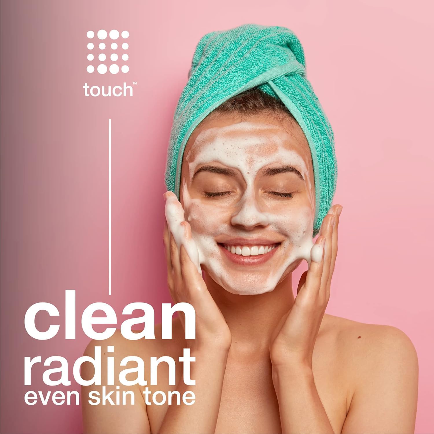 TOUCH low pH 3.5 detail suggests gentle exfoliation without harsh effects.
