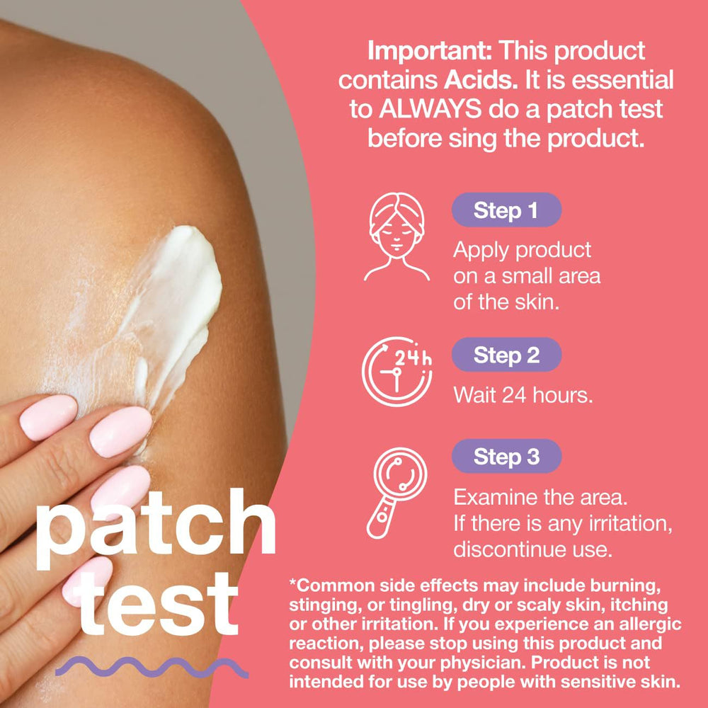 TOUCH Radiance Cream texture shown during application for a smooth, fast-absorbing feel.