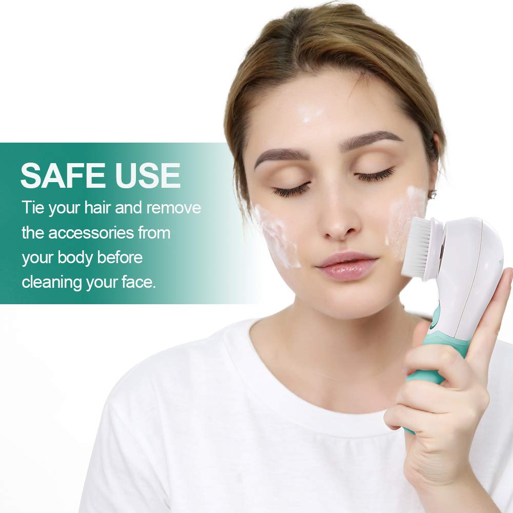 TouchBeauty cordless operation with battery power enables travel-friendly skincare on-the-go.