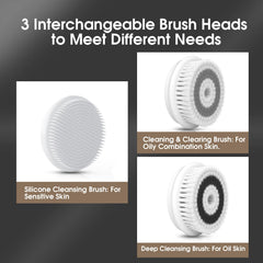 TOUCHBeauty deep-clean fiber head targets oily buildup