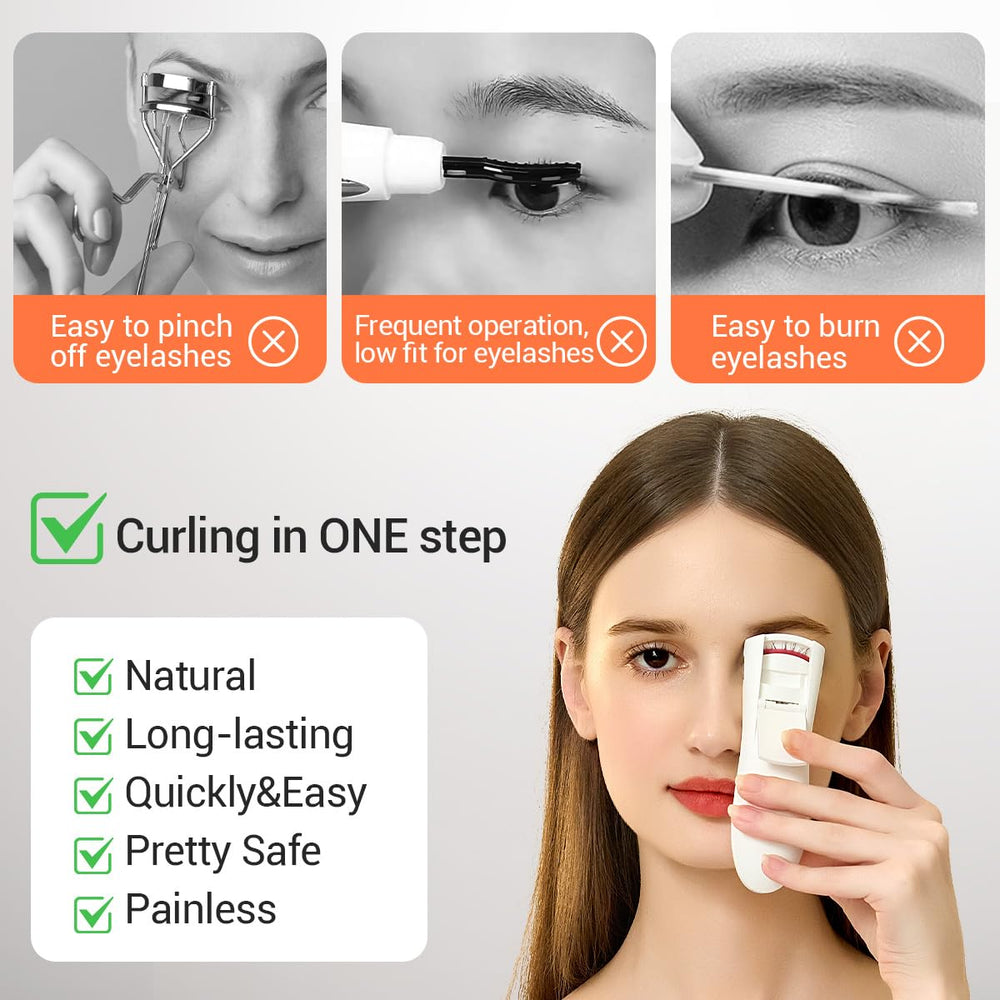 TOUCHBeauty silicone pad provides gentle, snag-free curling for comfortable lashes.