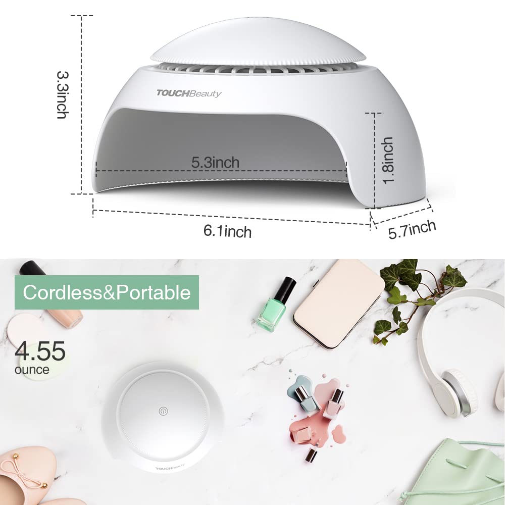 TOUCHBeauty nail dryer 1-year warranty for durability