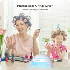 TOUCHBeauty nail dryer battery-powered compact design for on-the-go use