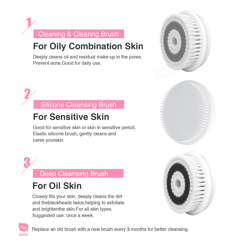 TouchBeauty Spin Brush Non-Slip Handle demonstrates secure grip.
