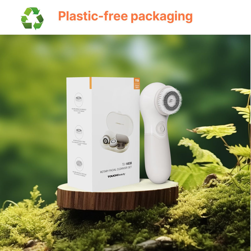 TOUCHBeauty travel case keeps the cleansing kit clean and portable.
