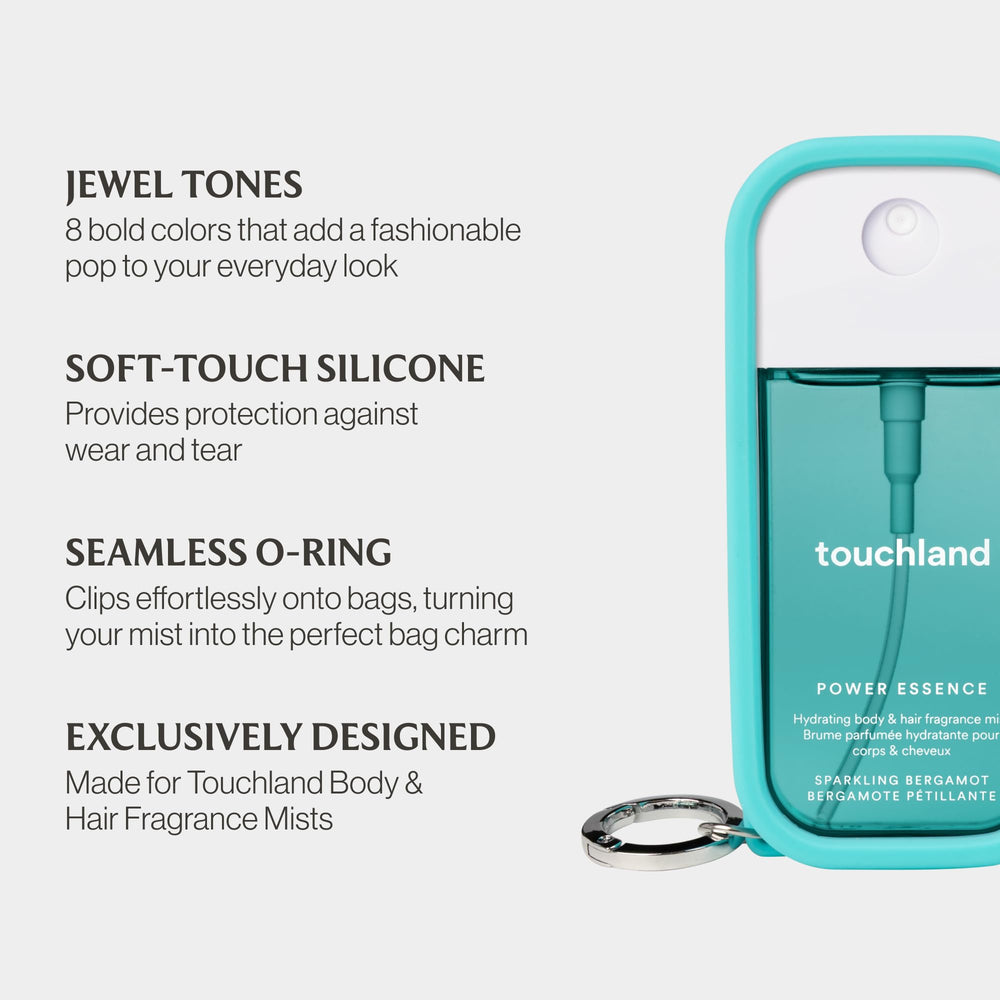 Touchland Azure Blue case highlights jewel-toned colors ready to coordinate with your daily style.