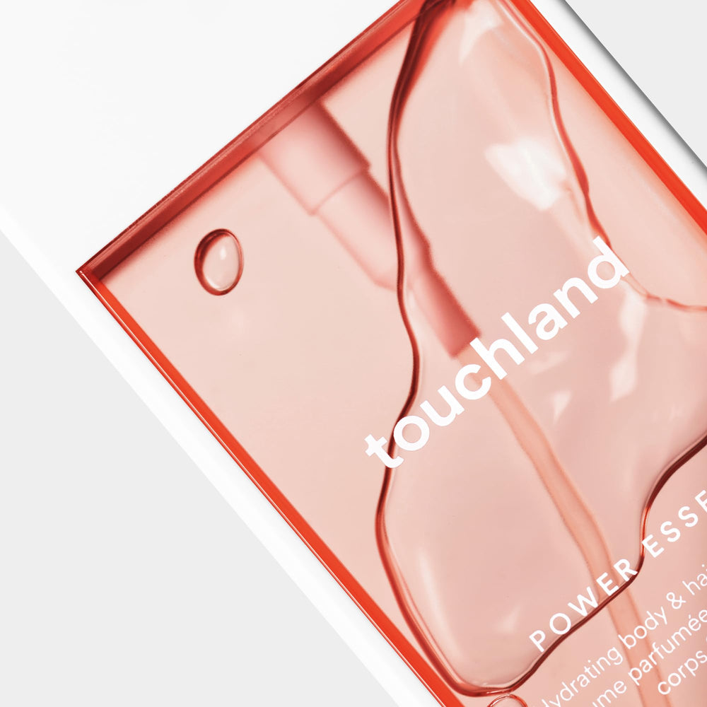 Touchland fast-absorbing mist on body and hair provides refreshing feel.