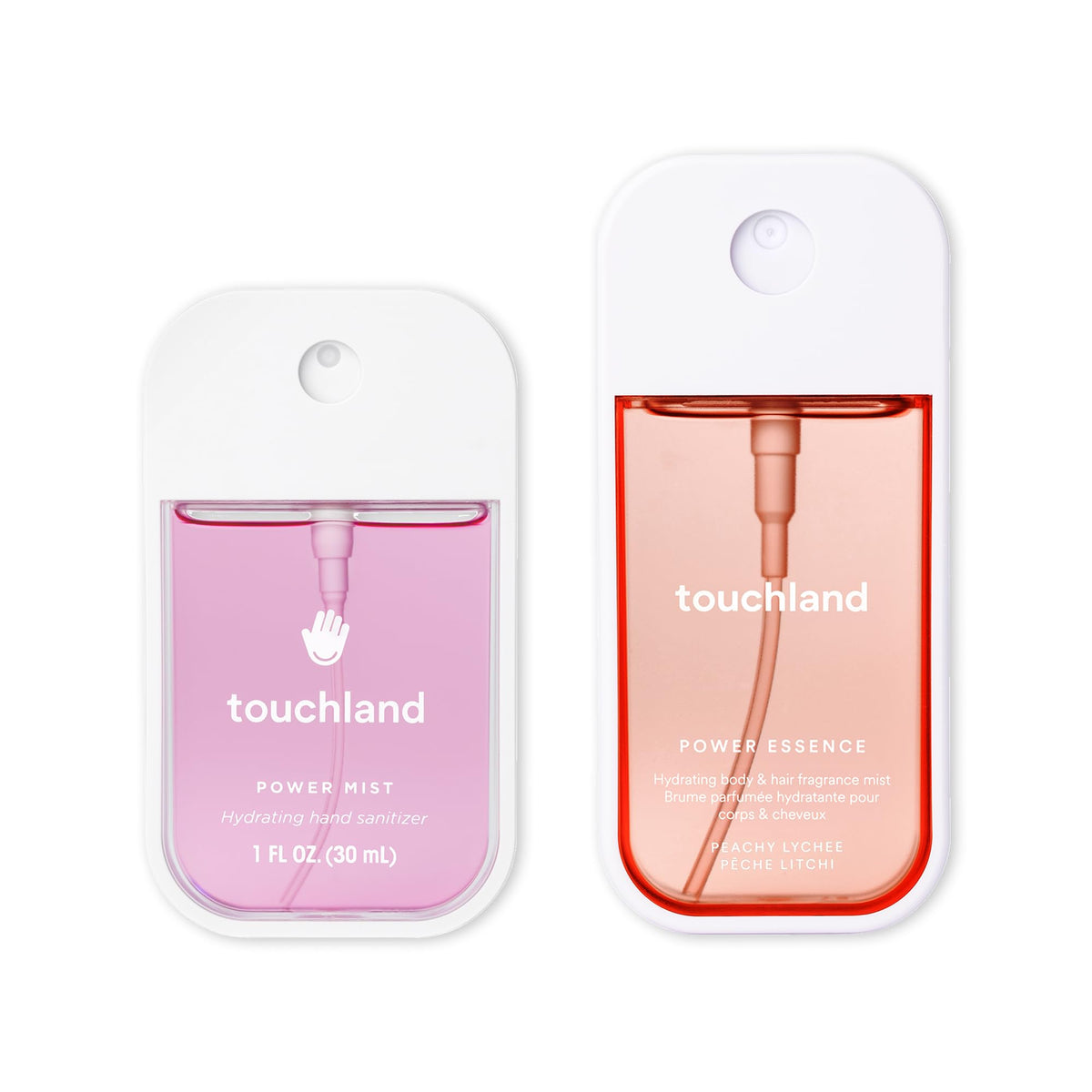 Touchland Fruity Crush Berry Bliss sanitizer bottle—on-the-go hand hygiene anytime.