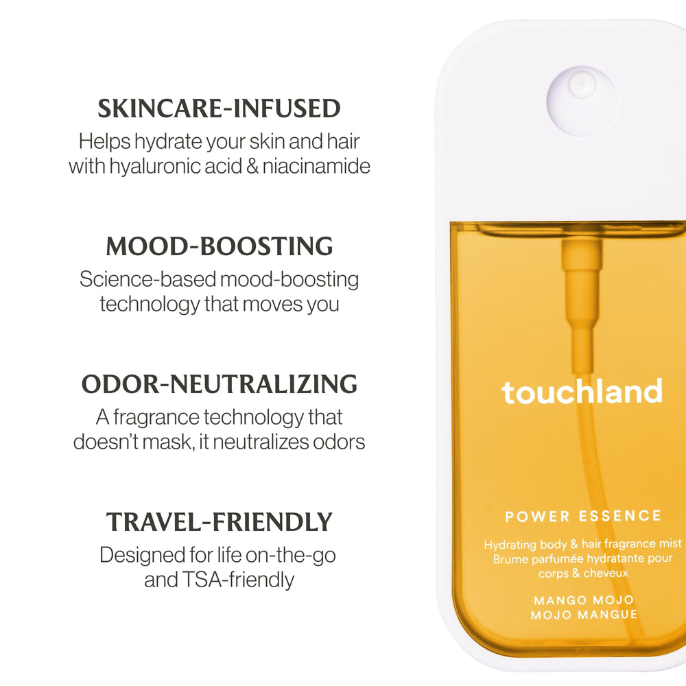 Mango Mojo layered with other Power Essence mists for a custom scent.