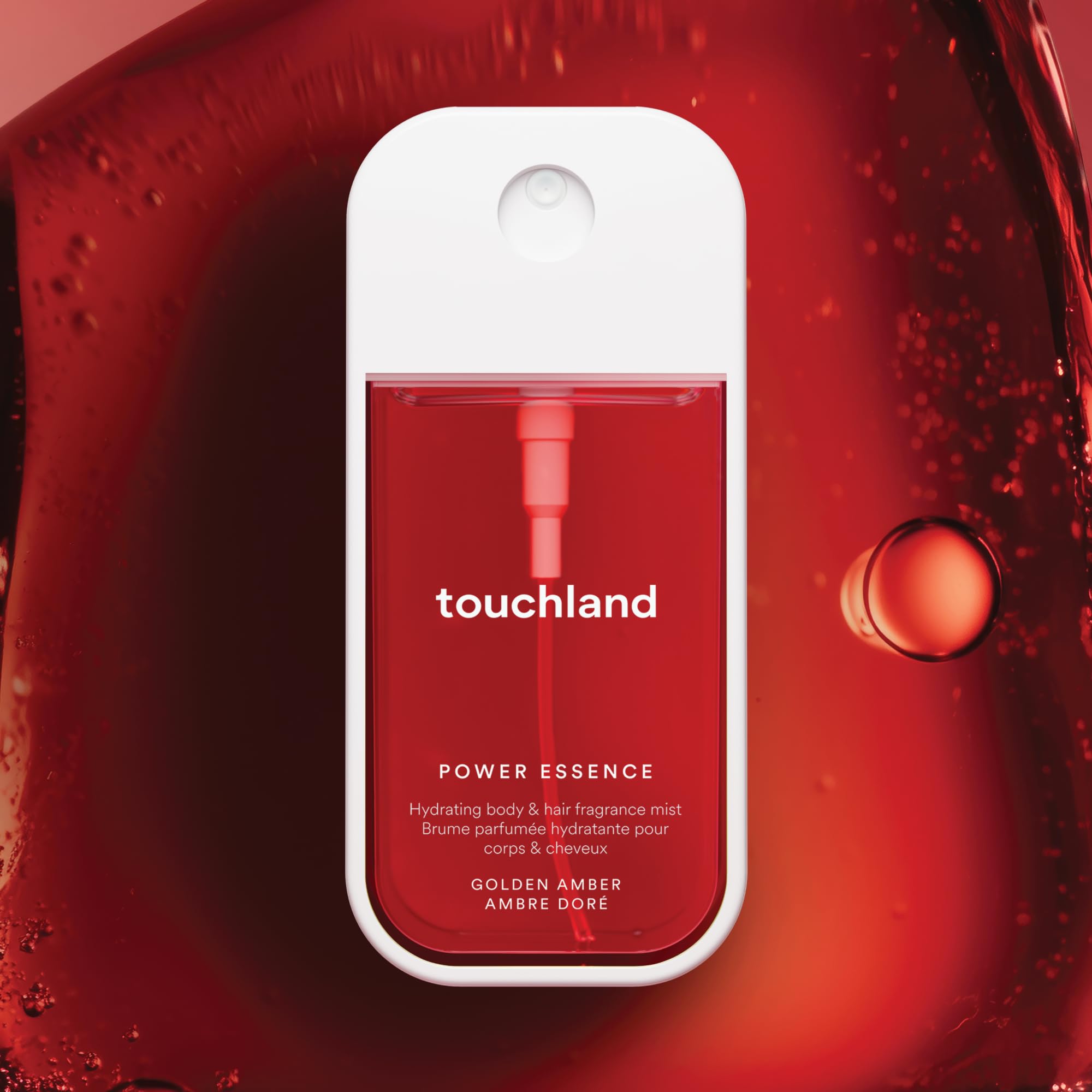 Touchland pink lavender note emphasizes soothing uplifting aroma for everyday wear