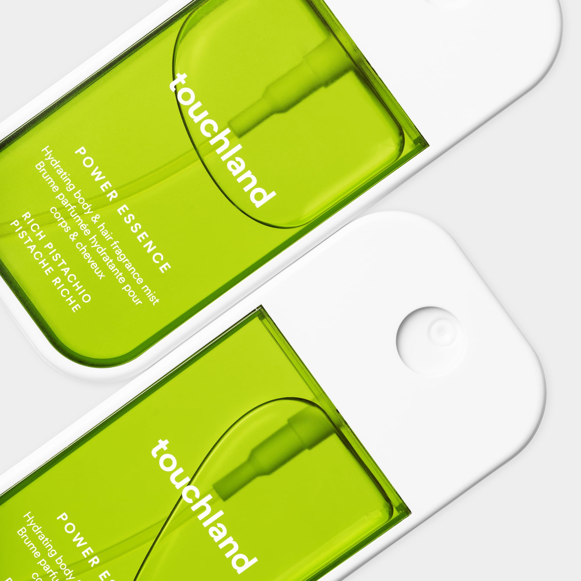 Touchland skin and hair hydration spray delivering a refreshing spritz.