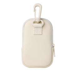 Touchland Touchette Ivory pouch on beltloop offers convenient travel-ready organization.
