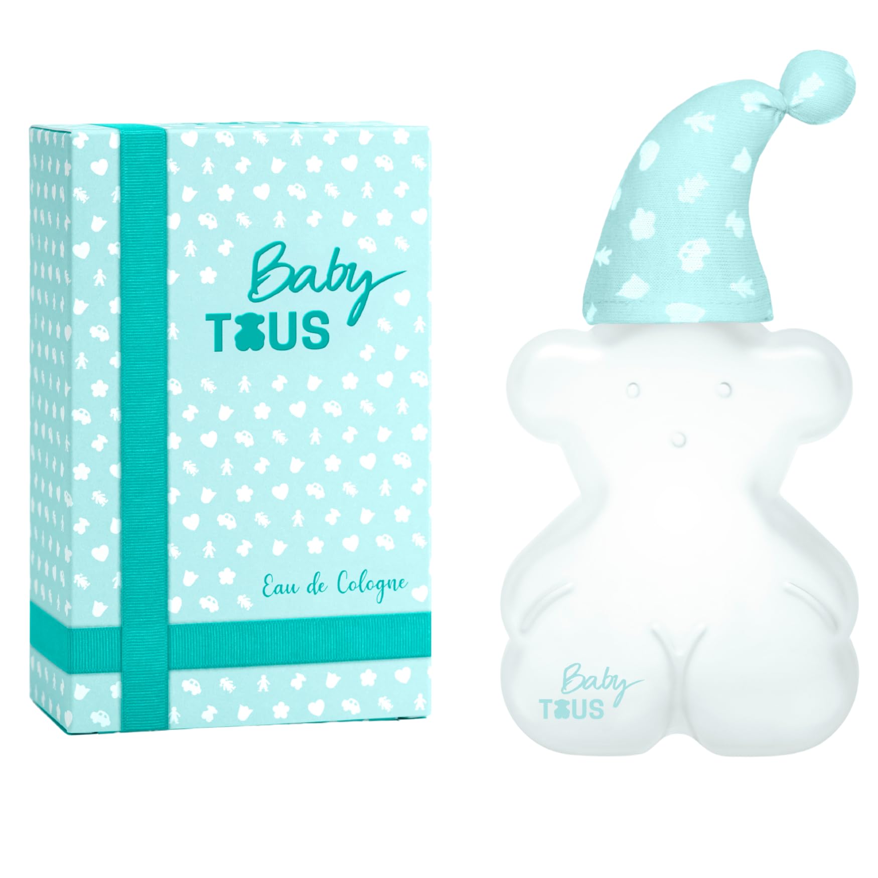 TOUS Baby Cologne bottle front view showing gentle daily fragrance for babies
