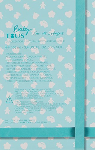 TOUS Baby Cologne glass bottle emphasizing premium packaging for daily use