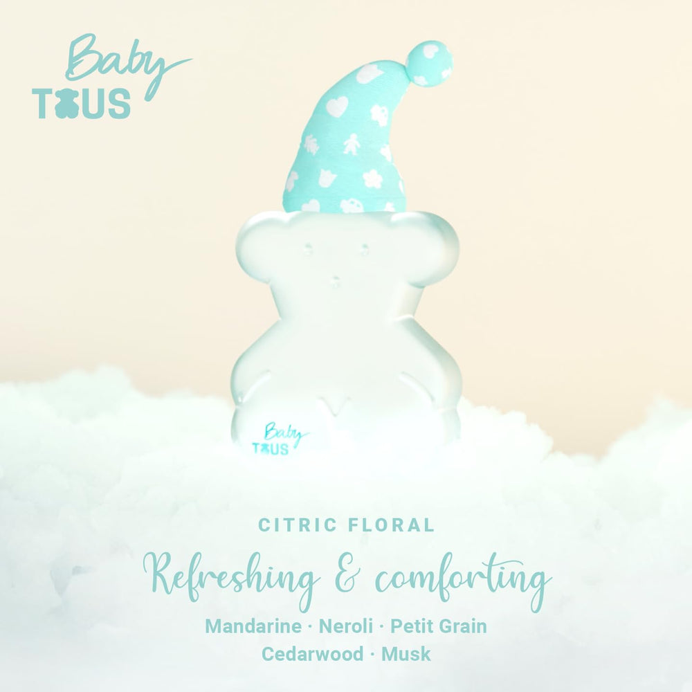 TOUS Baby Cologne packaging box showcasing elegant presentation for gifting
