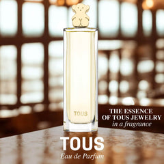TOUS gold packaging image showcasing luxe gift-ready fragrance