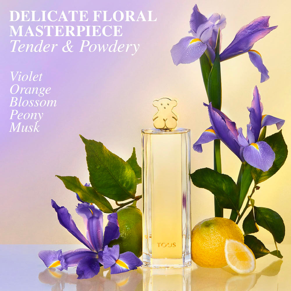 TOUS orange blossom note visual highlights light airy scent