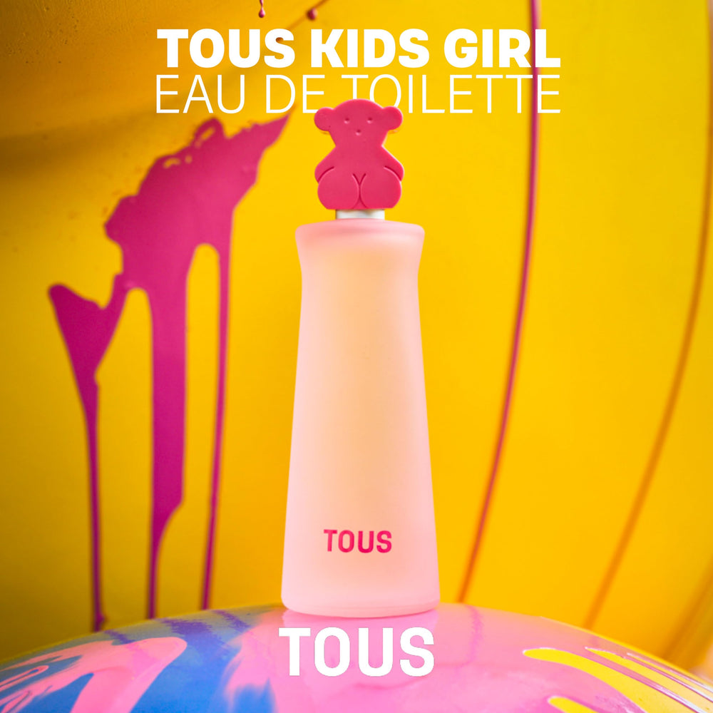 TOUS Kids Girl EDT apricot note image suggesting fruity brightness for playtime.