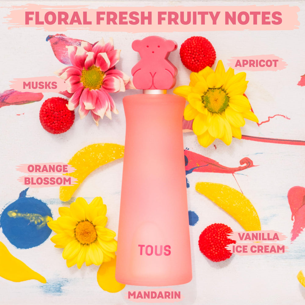 TOUS Kids Girl EDT vanilla ice cream note adds creamy sweetness.
